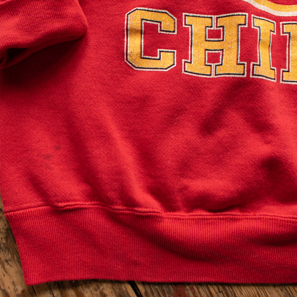 Vintage Iron Knights Red Kansas City Chiefs Long Sleeve Sherpa Sweatsh -  Shop Thrift KC