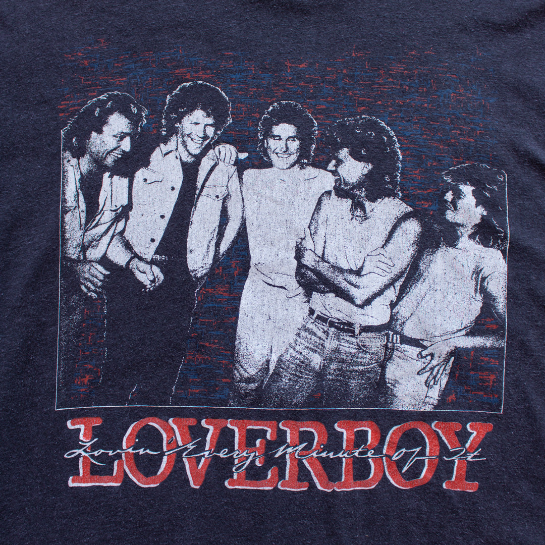 Vintage 1986 Loverboy Lovin Every Minute Of It Tour Tee – Tall