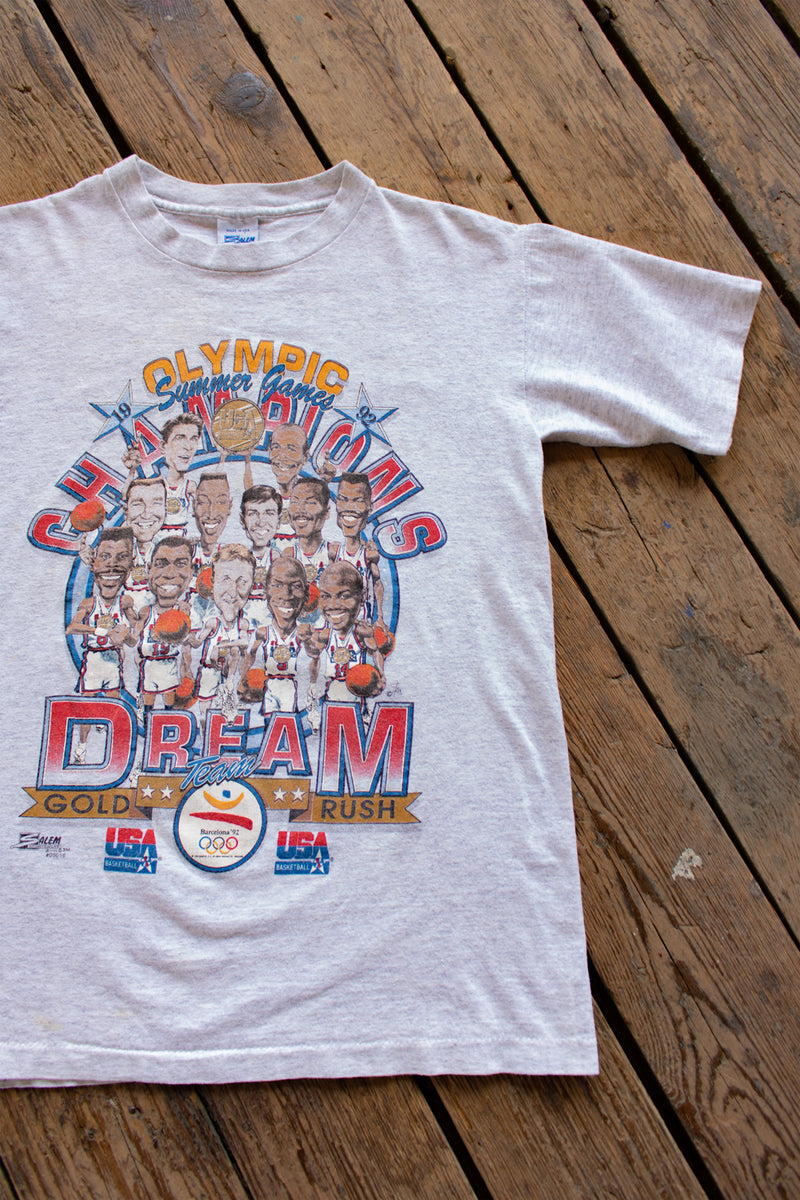 Vintage deals 1992 U.S.A. Dream Team Basketball Tshirt